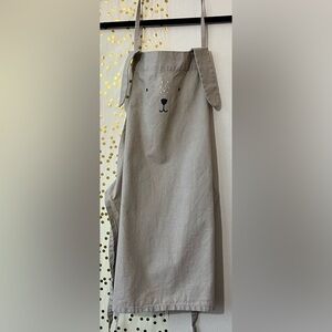 H&M Home Gray Animal Print Unisex Toddler Apron